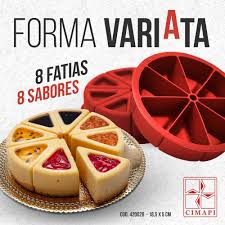 Forma em Silicone Fatias Variatas